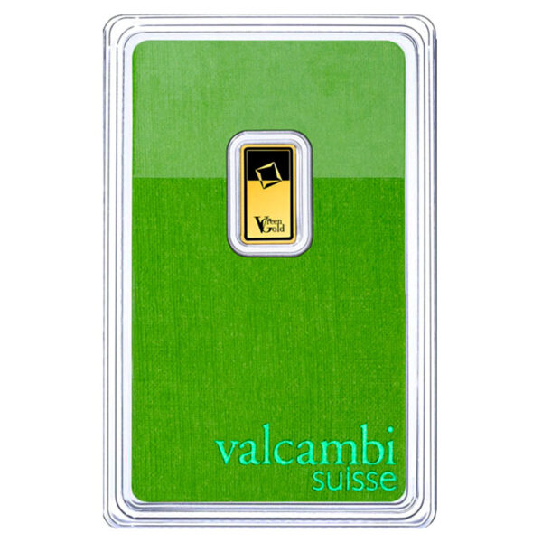 1 g. Investicinis aukso luitas Green gold G901