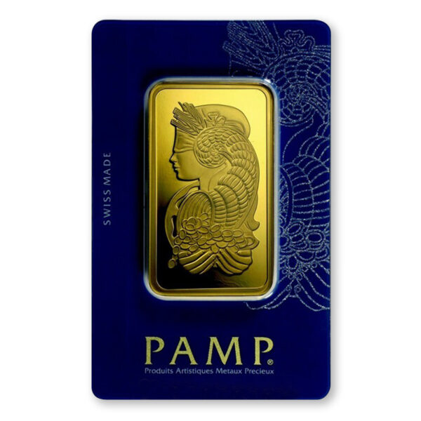 100 g. Investicinis aukso luitas PAMP P100