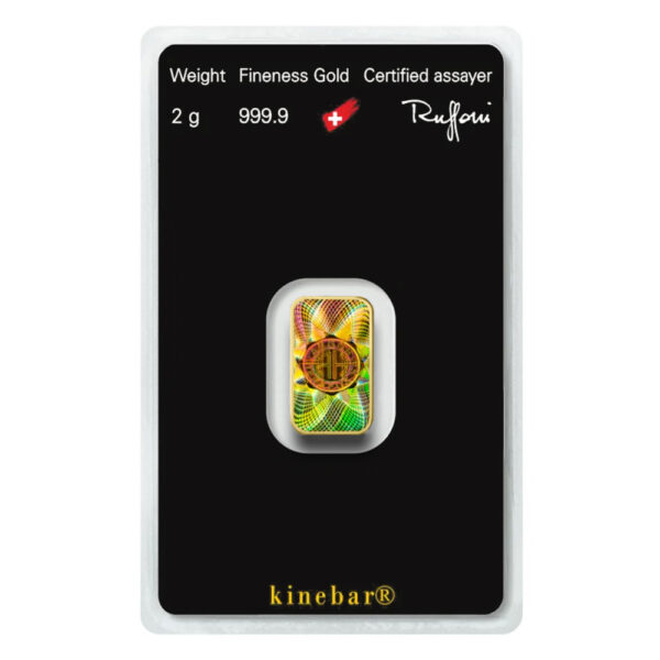 GerettiGold 2 g Investicinis aukso luitas Argor-Heraeus