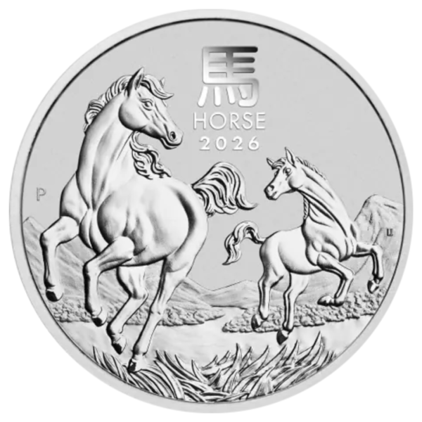 1 oz. Arklio metai (Lunar III) sidabrinė moneta 2026