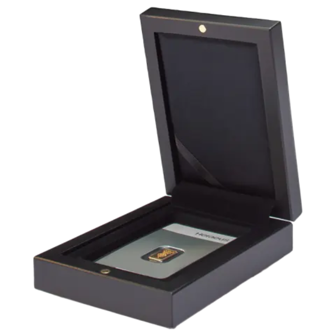 Juoda dėžutė „Volterra“ vienam aukso luitui