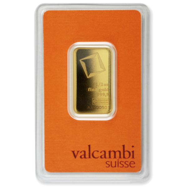 1/2 oz. Investicinis aukso luitas Valcambi