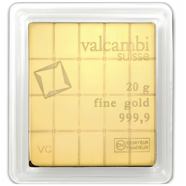 20 x 1 g „CombiBar“ investicinis aukso luitas „Valcambi“